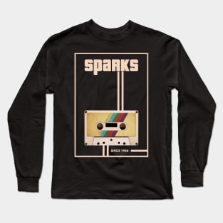 Sparks Music Retro Cassette Tape Long Sleeve T-Shirt